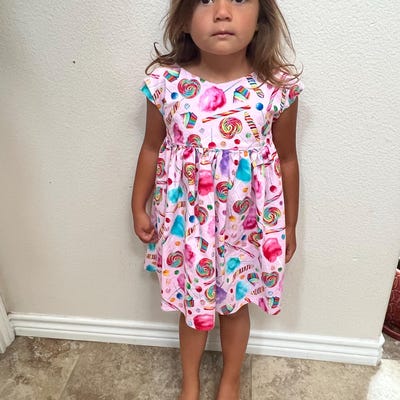 Spring Flowers Dress Youth