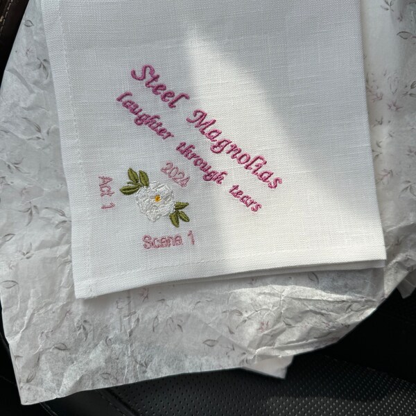 Linen Personalized Napkin Set