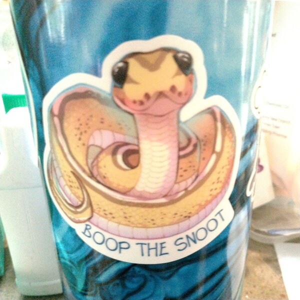 Ball Python Sticker Boop the Snoot - Etsy