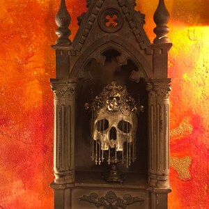 Goth crown Assassin Crown with skull and chains available in different colors and Style Warrior Headpiece