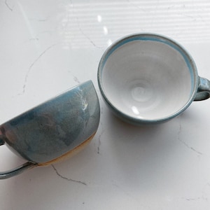 White + Chocolate Checkered Dimple Cup