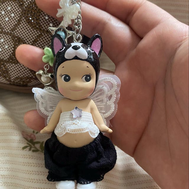 カスタム ソニーエンジェル グリッターキーホルダー - Etsy 日本
