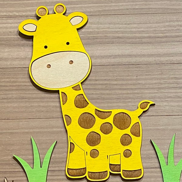 Cute Baby Giraffe SVG PNG DXF Eps. Cricut, Silhouette Cut Files ...