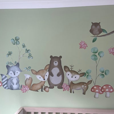 Woodland Nursery Decor in the UK, Nursery Wall Décor, Woodland Nursery ...