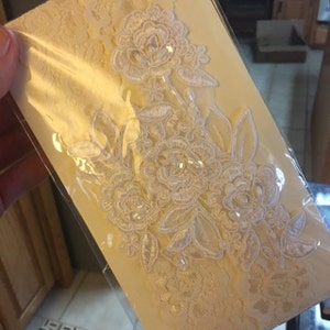 Ivory Beaded Lace Eb1031 main image 0