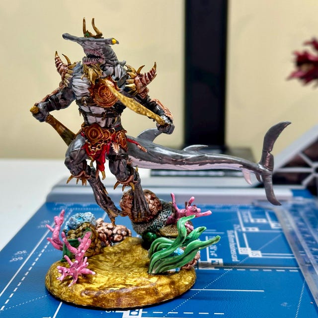 Hammerhead Sharkfolk, Sharkin, Shark-man |28mm,32mm,50mm,75mm