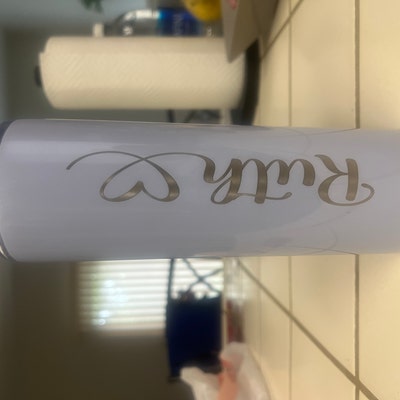 40 & Fabulous Birthday Tumbler With Straw, Personalized Stainless Steel Tumbler Engraved 40th ...