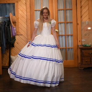 White Crinoline Petticoat – Victorian Civil War Dress – Size XL/3X – Renaissance Faire