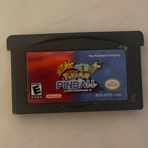 GBA ポケモン ピンボール 交換用ラベル デカール 光沢ステッカー