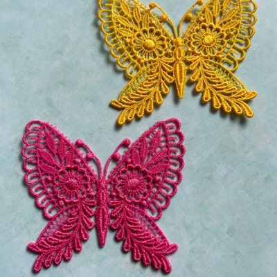 FSL Butterfly. Free Standing Lace. Machine Butterfly Embroidery Designs ...