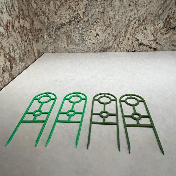 Temperature Blanket Color Chart Card 3D Printed Room for 10 Colors