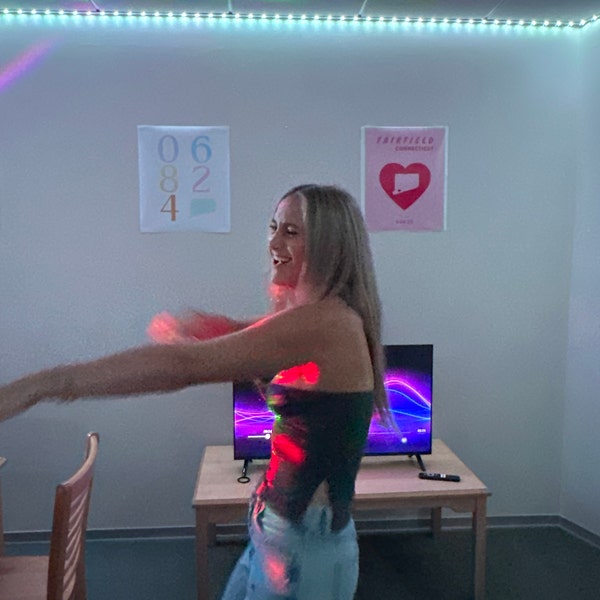 CUSTOM Zip Code Preppy Poster Digital Print | Trendy Wall Decor ...