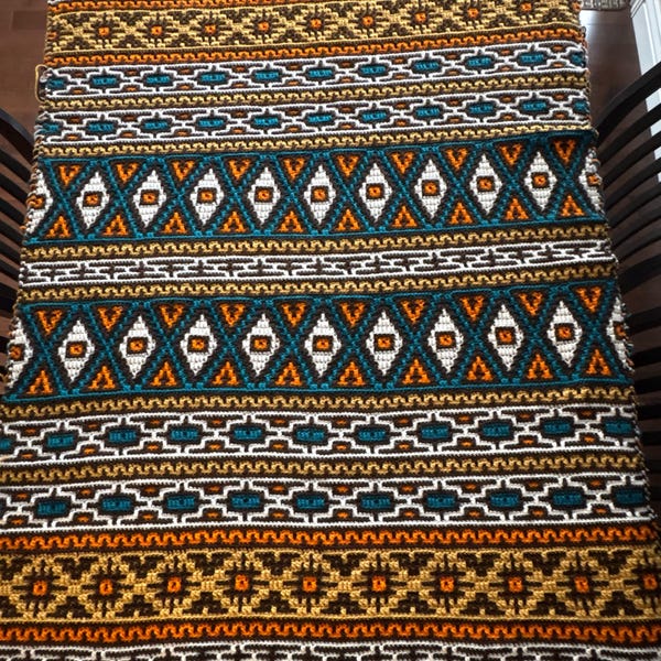 Badlands Blanket - Overlay Mosaic Crochet Pattern - Charts and Written ...