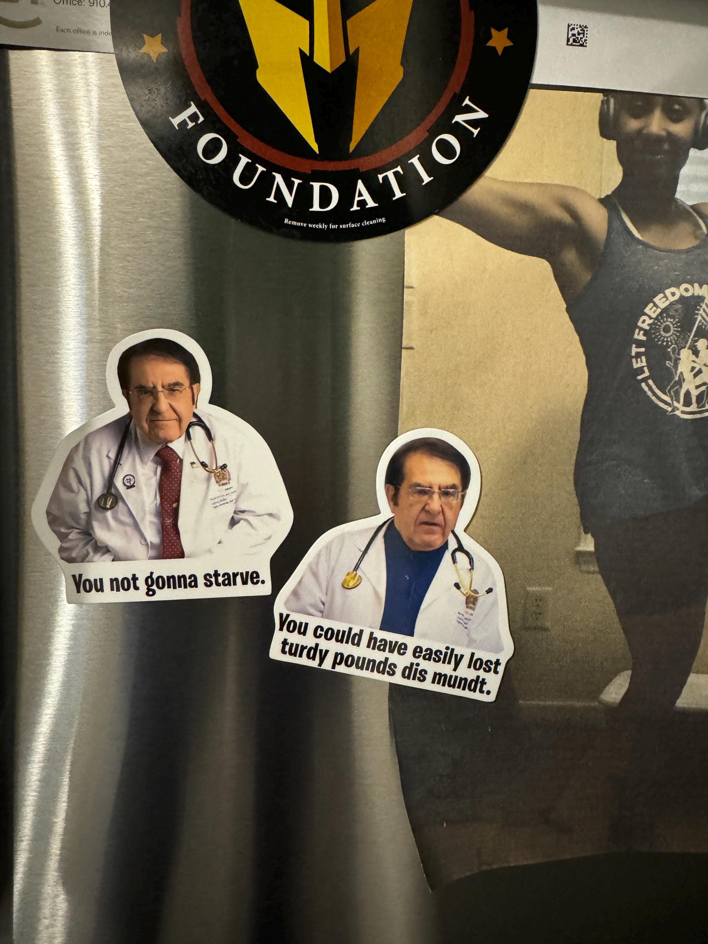 Dr. Now Magnets Set Funny Weight Loss