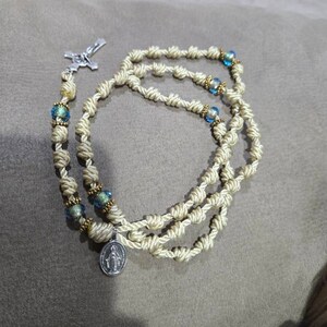 PREPARE Knotted Rosary Rope Rosary twine Rosary Cord Rosary First ...