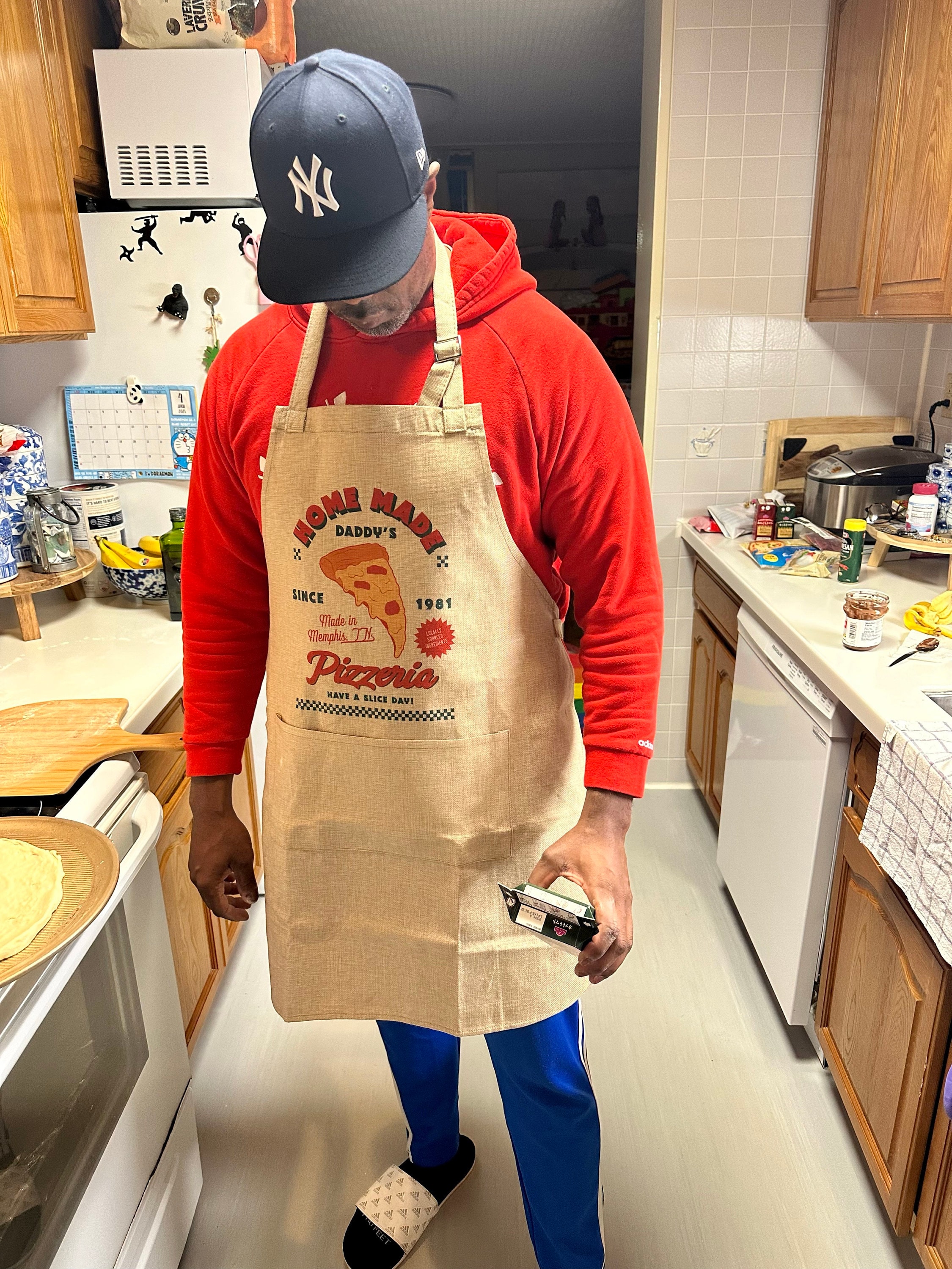 Personalised Burlap Pizza Apron