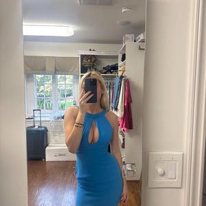 Naomi Belfort Blue Dress