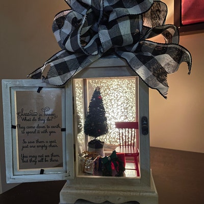 Christmas in Heaven Empty Chair Memorial Lantern, Best of 2023 ...