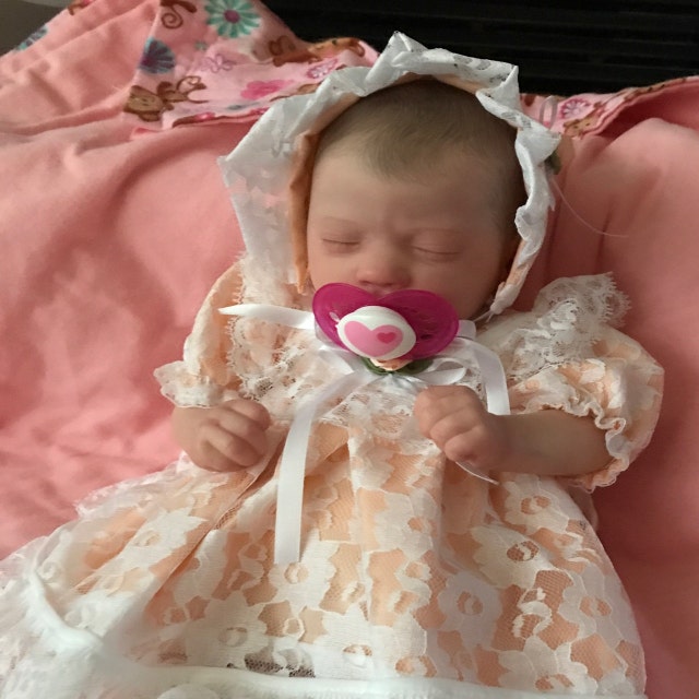 Reborn Doll Baby dress and pinkwhite lace for 16 reborn Etsy