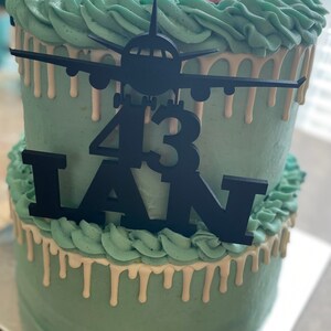 Airplane Cake Topper, Aviation, Pilot Cake Topper, Flying, Boys ...