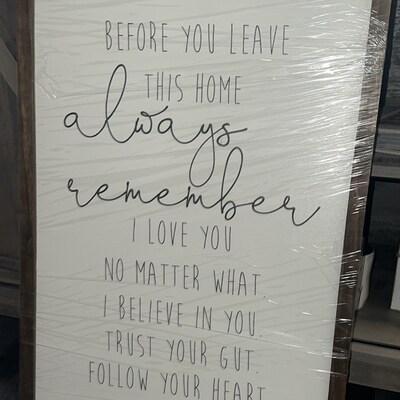 and so Togher They Built a Life They Love Sign Set di 3 (cornice bianca