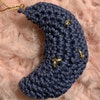 Moon Bunny and Stars Crochet Mobile, Bunny on the Moon Baby Mobile ...