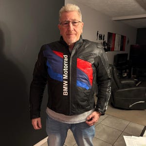 BMW Motorradレザーモーターサイクルレーシングジャケット：認定