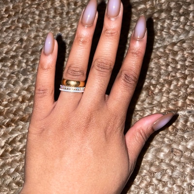 Brown Pink Aura Gel Press on Nails Josiegelnails Spring Nails, Aesthetic Nails, Fake Nails