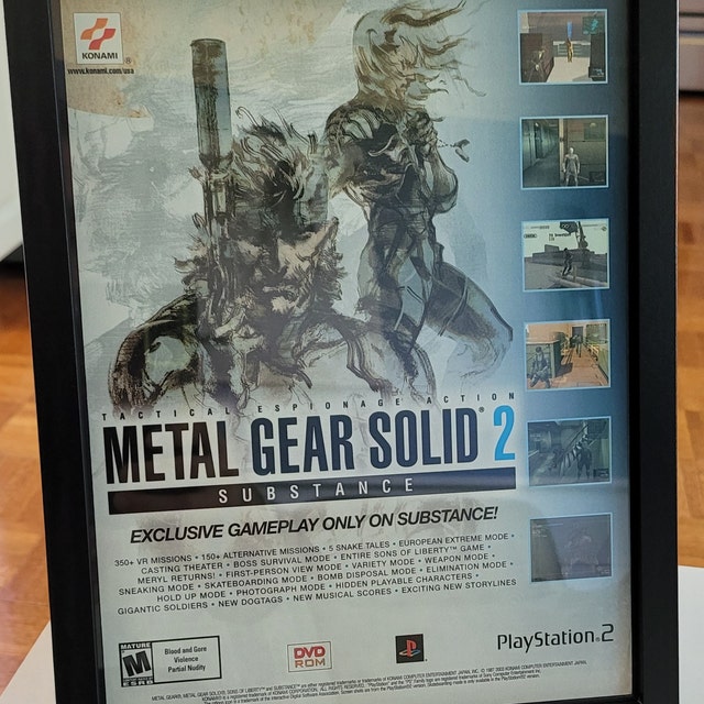 L GEAR SOLID 2 B2ポスター L GEAR SOLID 2 B2ポスター Metal Gear Solid 2 Sons of Liberty