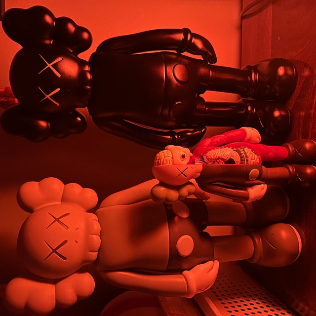 14in Stylish Kaws Figures Flayed Edition Brown - Etsy