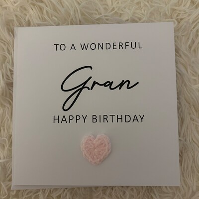 Best Friend Handmade Birthday Card - Personalised 6x6 With Envelope