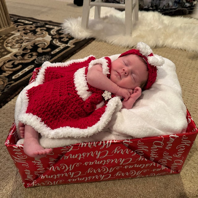 cute newborn christmas dresses Amazon.com: Aiwpstoin Infant Baby Girl Christmas Outfit Santa Romper Dress Long Sleeve Fur Trim Velvet Xmas Princess Dresses (Red A, 0-3 Months): Clothing, Shoes & Jewelry