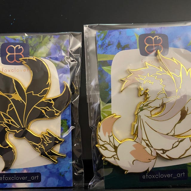 Kintsugi Kitsune - Kintsune | Japanese Fox and Pottery | Gold