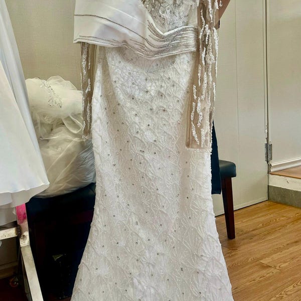Opaline Long Dress in White