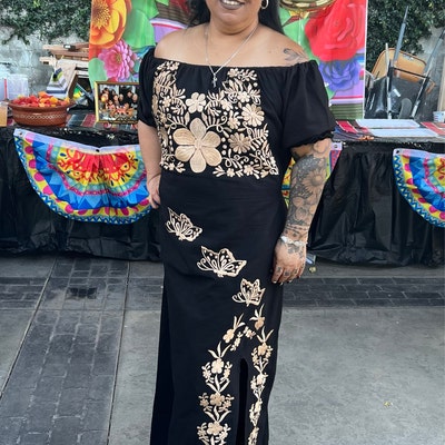 Chiapas Typical Costume. Traditional Dress for Chiapas Women. Mexican