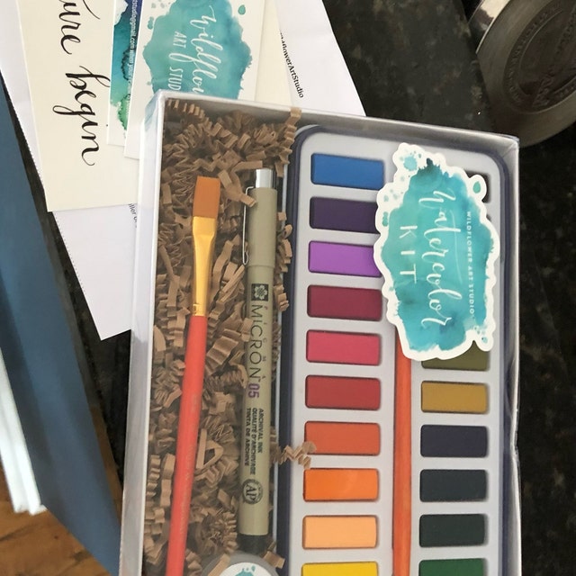 DIY Watercolor Kit for Beginners Premium Watercolor Painting 