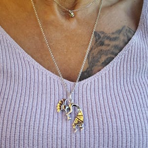 ココペリペンダント 925スターリングシルバー 豊穣の神 ネイティブ