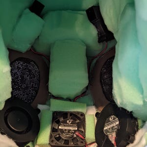 Cooling Fan Remote Antifog Kit Portable Helmet Cosplay Costume Fursuit Halo Star Wars Battery Paintball Airsoft