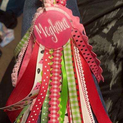 Pink Leopard Bogg Bag Tassel - Etsy
