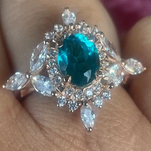 Opal Ring cushion Cut Natural Ethiopian Opal Engagement Ring - Etsy