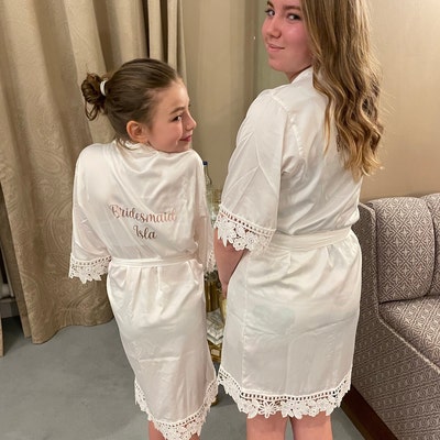 Bridesmaid Robes, Cotton Robes, Wedding Dressing Gown, Bridesmaid Gift ...