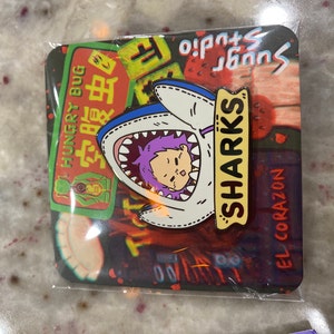 Dorohedoro heiwa Sharks Ebisu Hard Enamel Pin, Valentine's Day Gift - Etsy