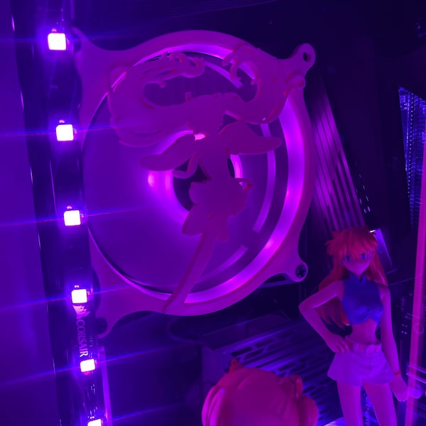 Miku Computer Fan Hatsune Miku Gaming Computer Fan Shroud / Grill / Cover - Vocaloid ...