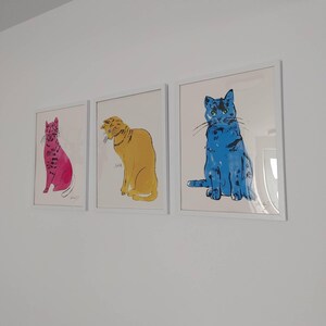 アンディ・ウォーホル ブルーキャット ポップアート ポスター