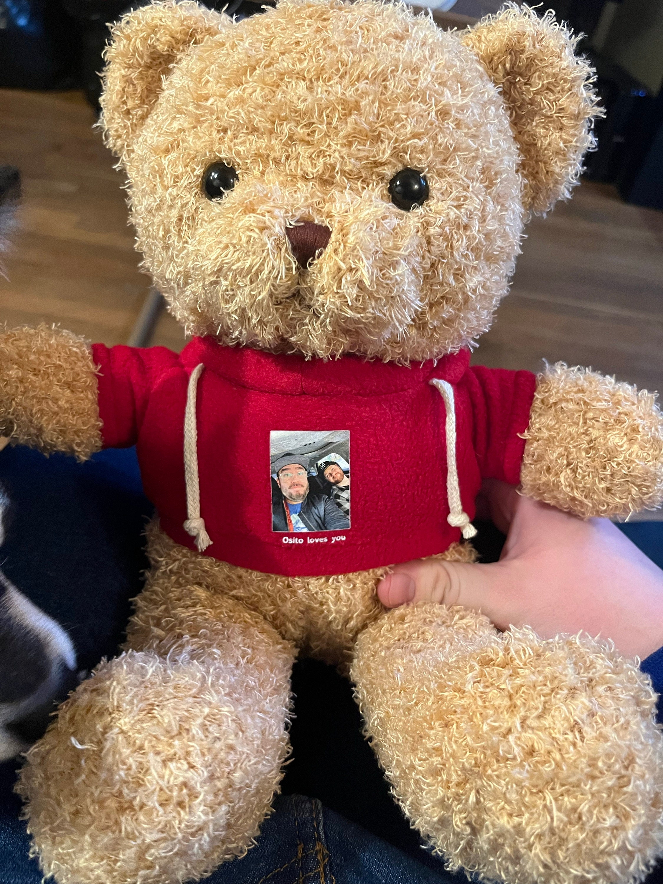 Personalised Teddy Bear,Custom Teddy Bear,Stuffed Bear Plush Toy,Bear Baby Shower,Custom Photo