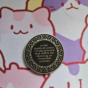 Customer photo for Custom Any Year Mandala sobriety coin review