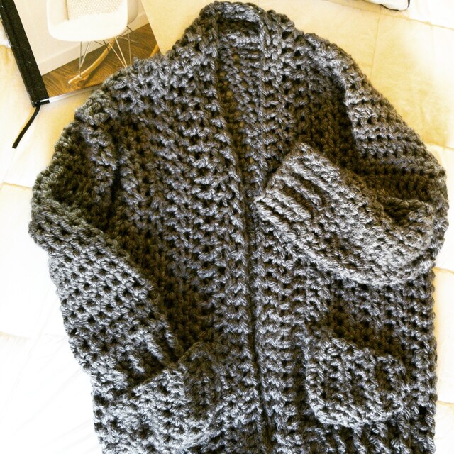 CROCHET Pattern•crochet Cardigan,sizes XS/S Through 4x CROCHET Pattern•crochet Cardigan,sizes XS/S Through 4x