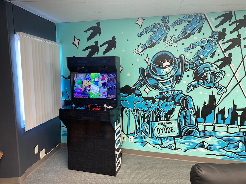Arcade setup shared by Rachel Dorough