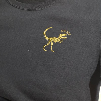 Dinosaur Skeleton Embroidery Design Instant Download - Etsy