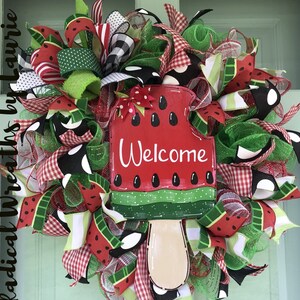 Welcome POPSICLE Watermelon SIGN Wall Art Door Hanger Plaque Pool ...